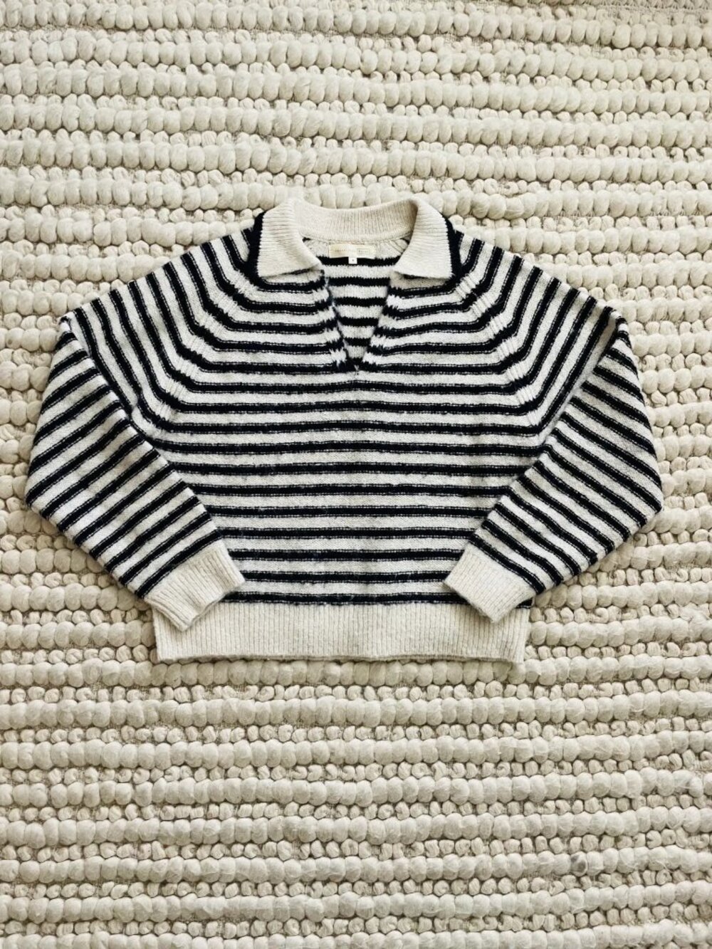 HANSEL FROM BASEL Yves Sweater Sailor Stripe Wool Size Small